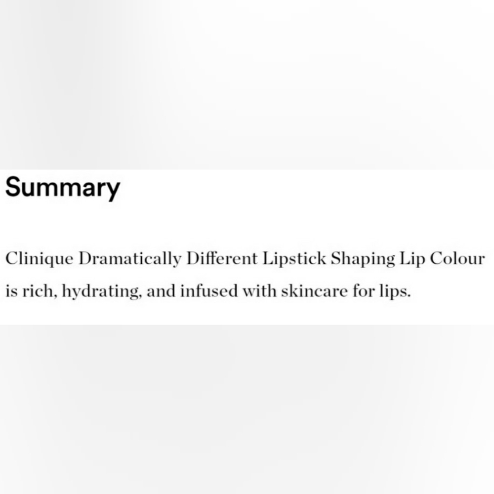 CLINIQUE DRAMATICALLY DIFFERENT LIPSTICK SHAPING LIP COLOR LIMITED EDITION. - Picture 7 of 12